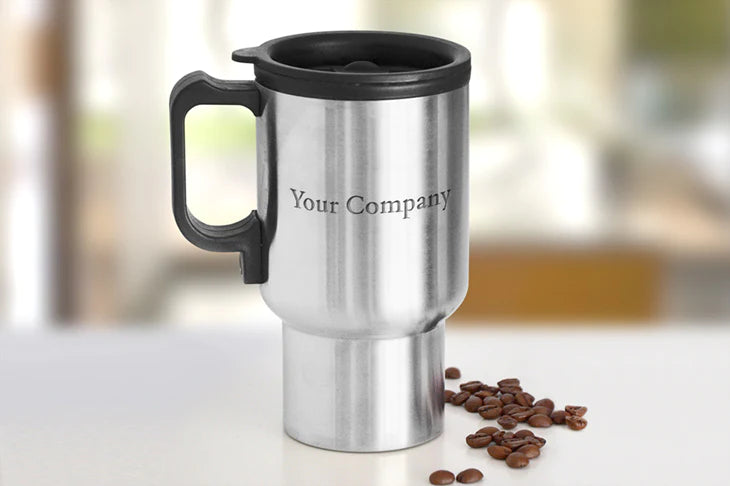 Tasse de voyage gravée au laser